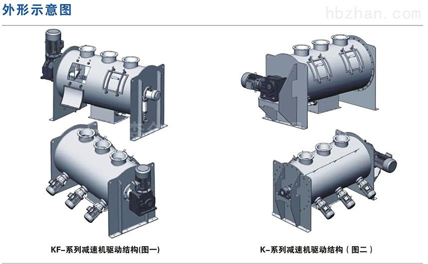 卧式犁刀混合机结构图  